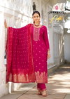 Aditi Vol 3 By Rangoon Viscose Jacquard Readymade Suits Exporters In India